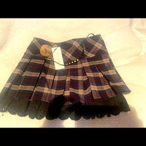 Scottish mini skirt